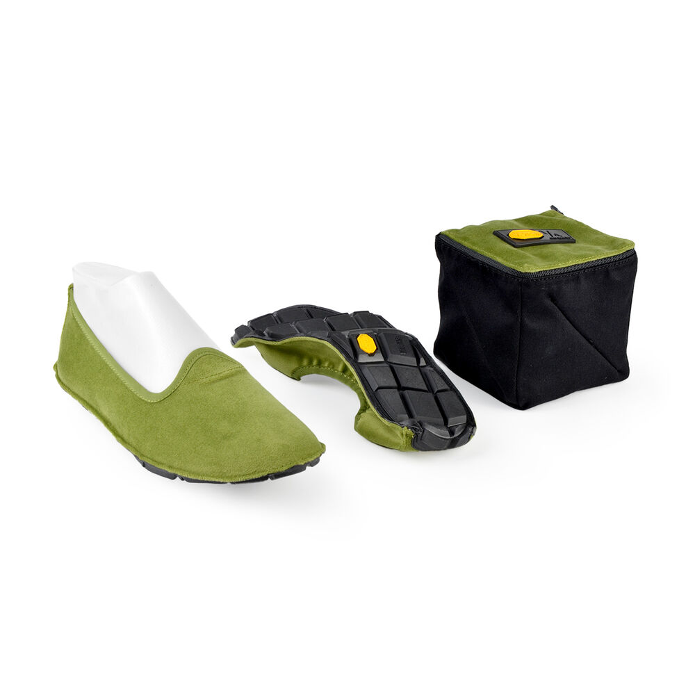 Vibram One Quarter Velvet Bayan Ayakkabı Yeşil,GO2493685